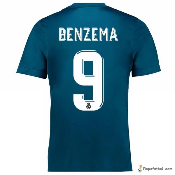 Camiseta Real Madrid Replica Tercera Ropa Benzema 2017/18